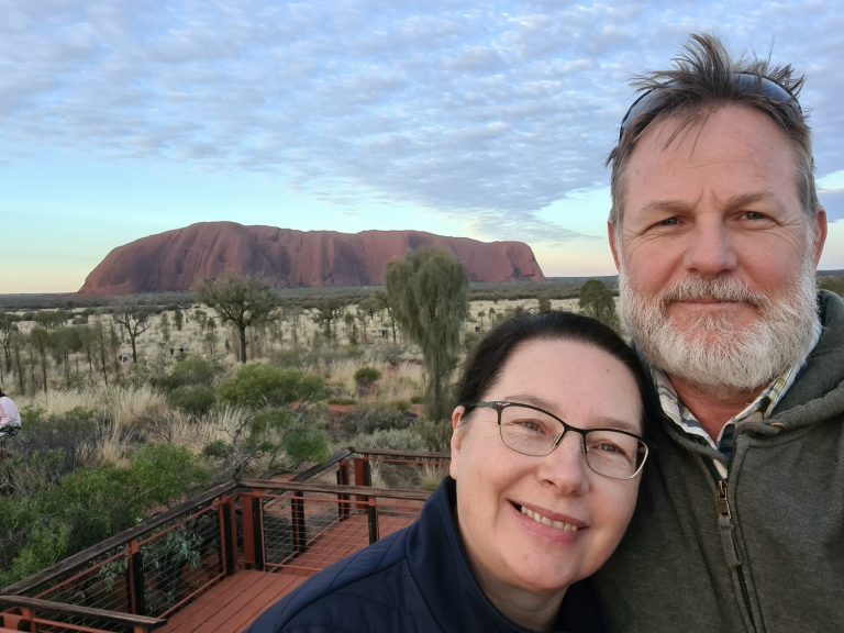 Brad and Caroline ULURU